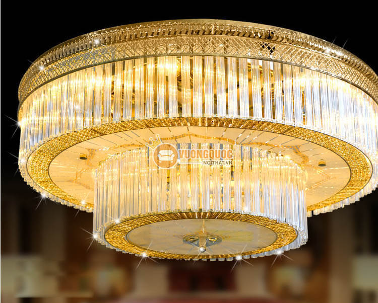 Đèn trần thủy tinh đẹp trang trí nội thất CM262-11